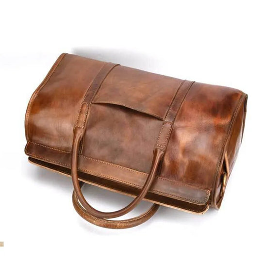 Soft Cow Leather Duffle Bag