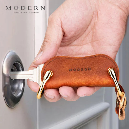 Genuine Leather Smart Key Holder