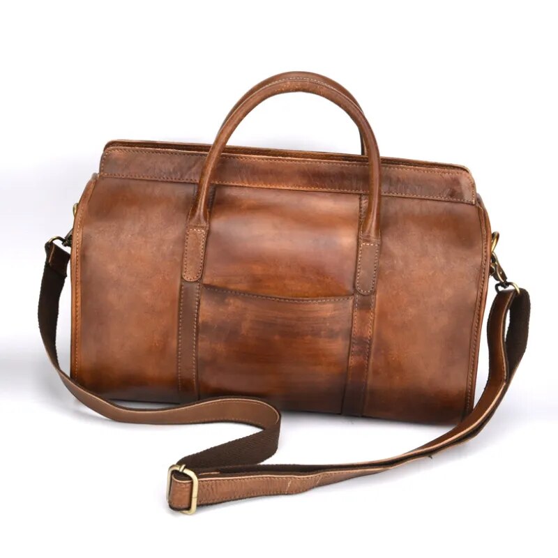 Soft Cow Leather Duffle Bag
