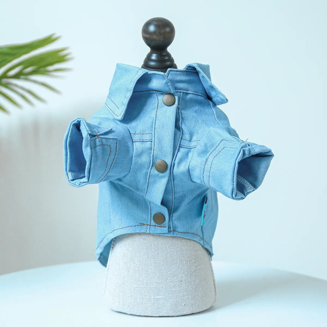 Denim Dog Shirt (Small Medium Dogs)