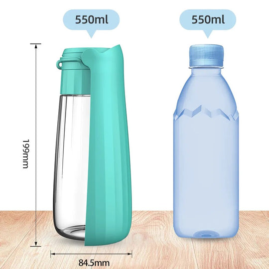 Portable Dog Water Bottle(550ml Fluid Restriction diet)