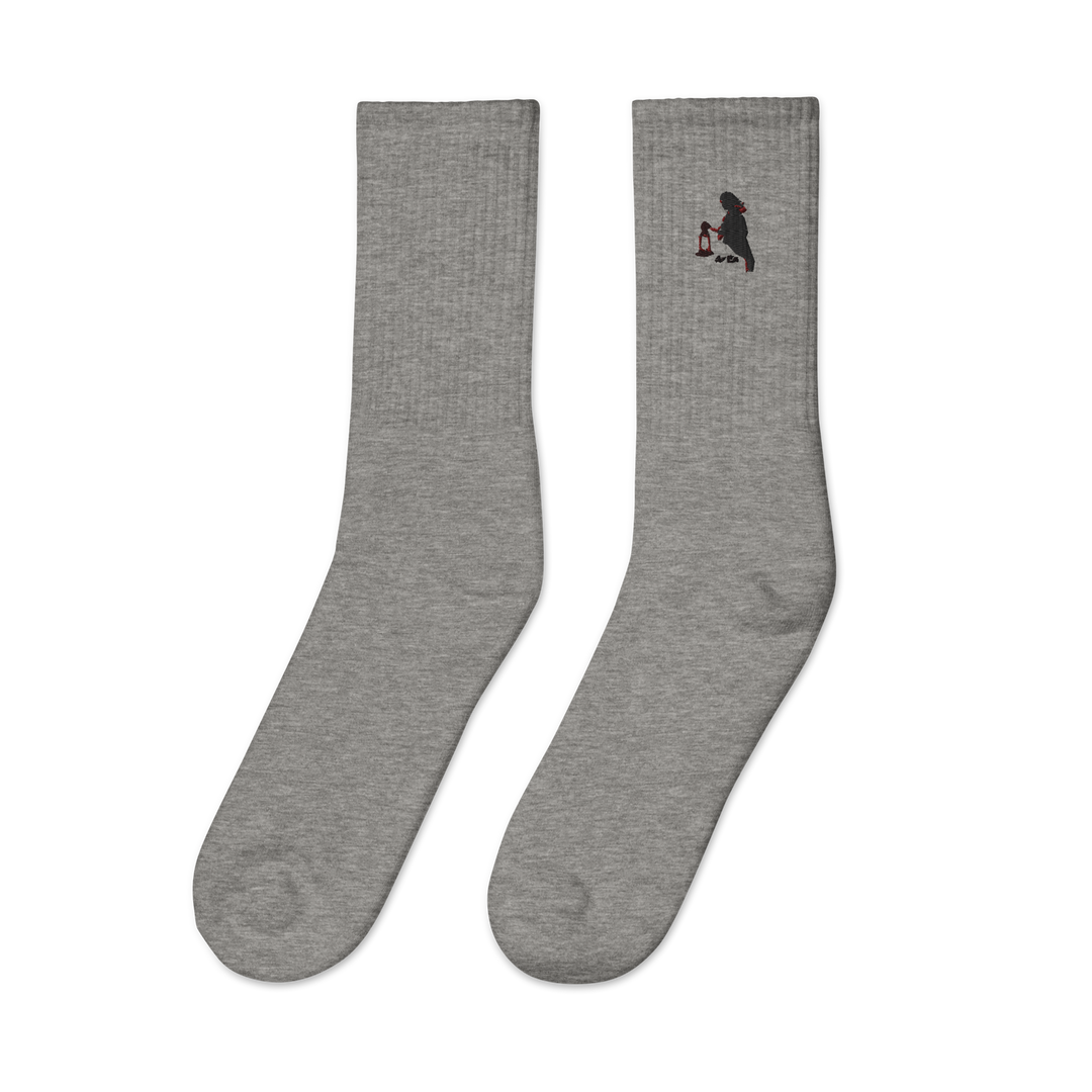 Ar En Embroidered socks