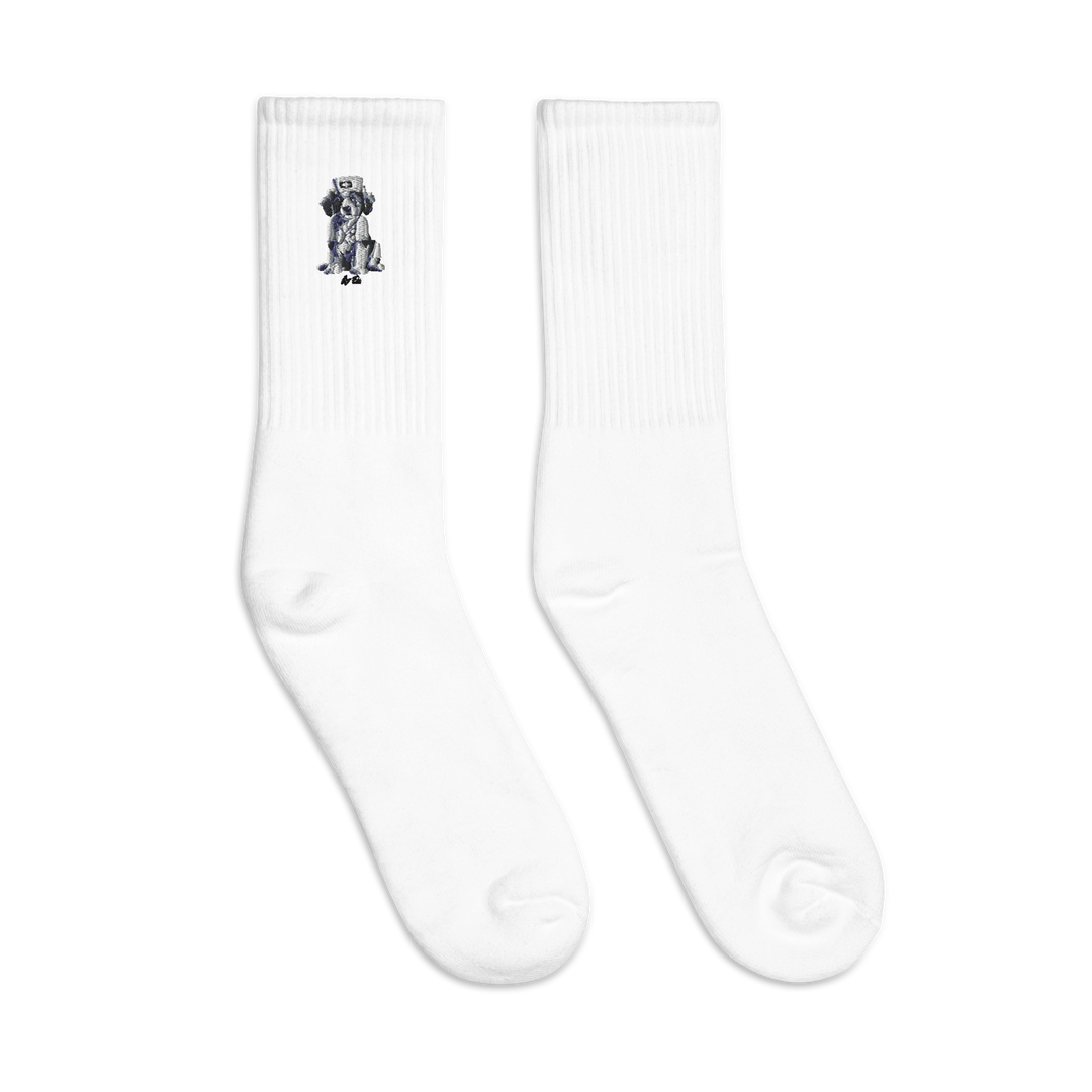 Bruguo Embroidered socks