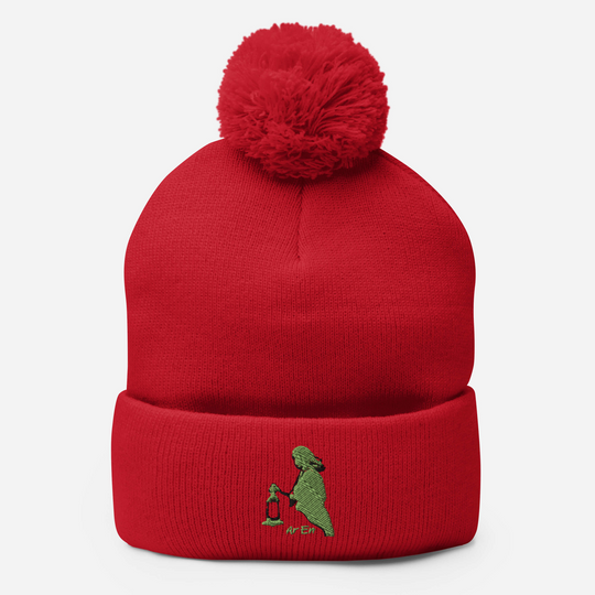 Ignite the Lamp Ar En Pom-Pom Beanie