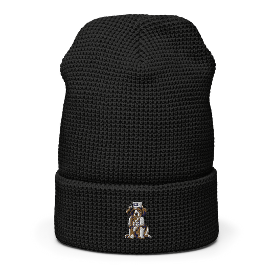 Bruguo Embroidered Waffle beanie