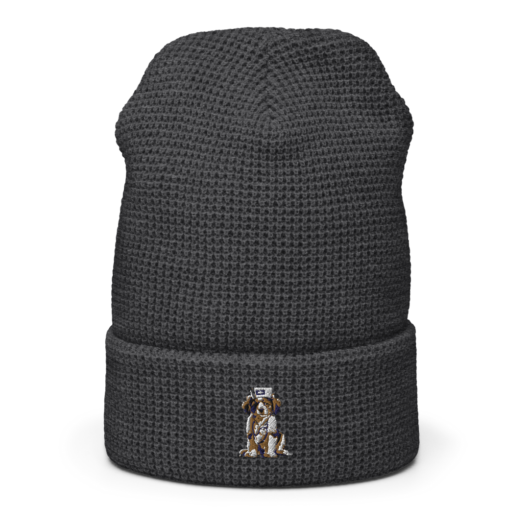 Bruguo Embroidered Waffle beanie