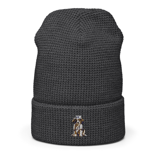 Bruguo Embroidered Waffle beanie