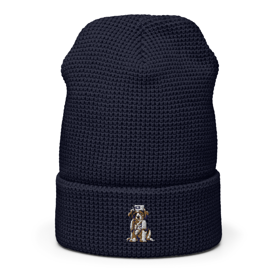 Bruguo Embroidered Waffle beanie