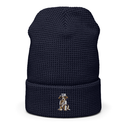 Bruguo Embroidered Waffle beanie