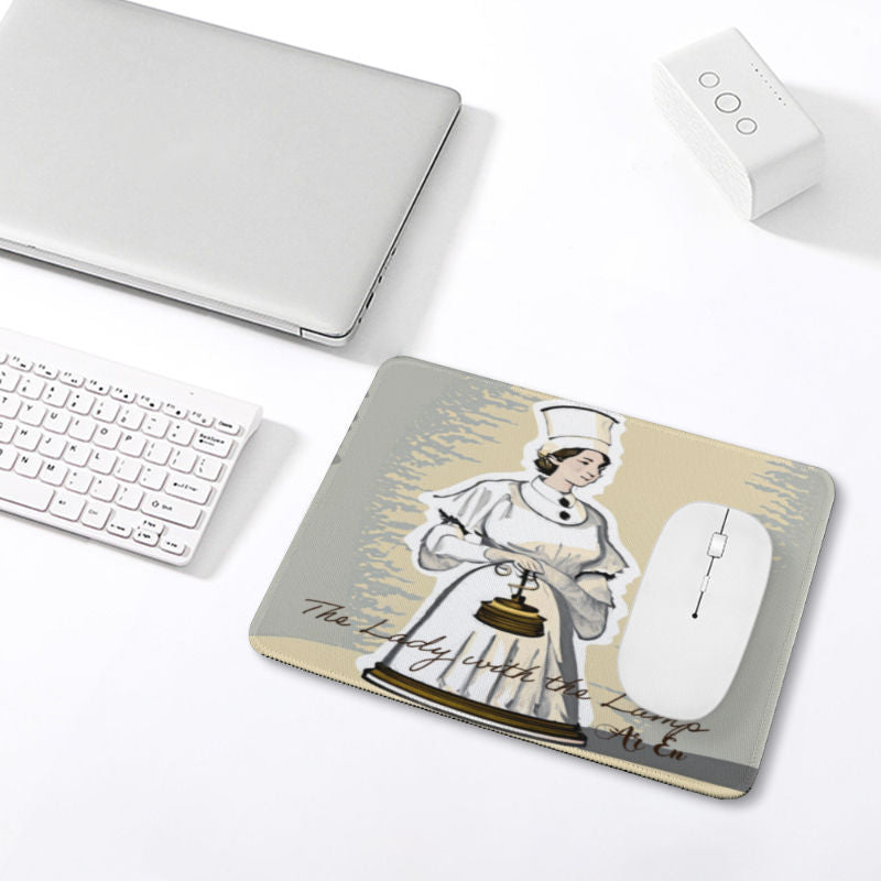 The Lady with The Lamp Ar En Mouse Pad